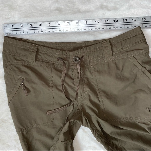 The North Face Womens 4 Nylon Cargo Pant Green - Picture 8 of 10